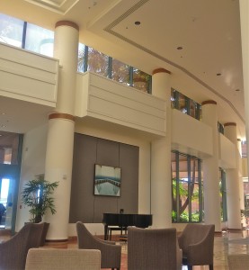 Lobby of Westin Hotel