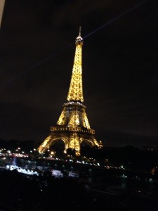 Eifle Tower from our balcony